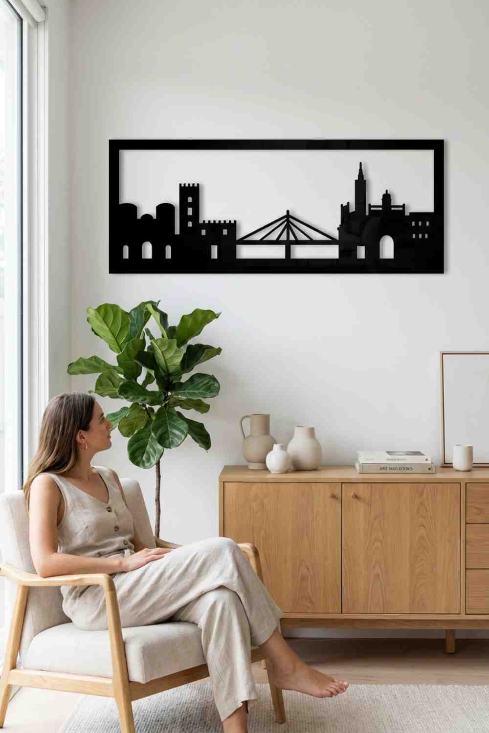 Badajoz - Cuadro decorativo | Cortayrecorta.es