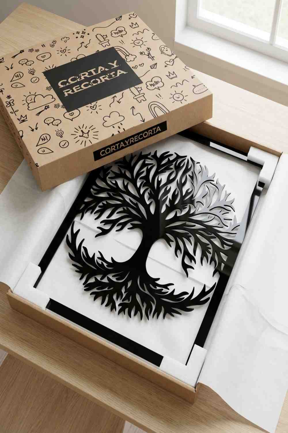 Arbol De La Vida - Cuadro decorativo | Cortayrecorta.es