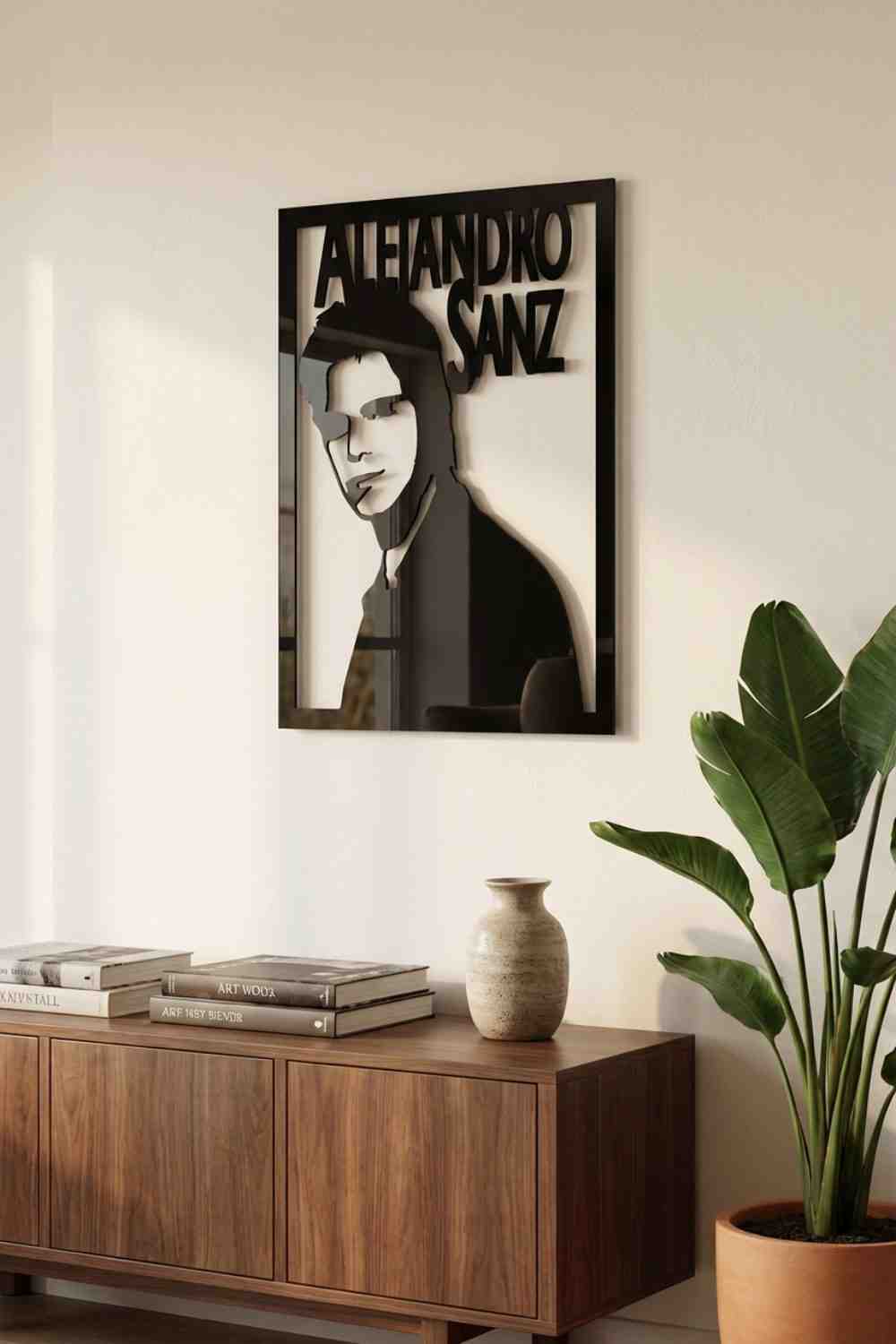 Alejandro Sanz - Cuadro decorativo | Cortayrecorta.es