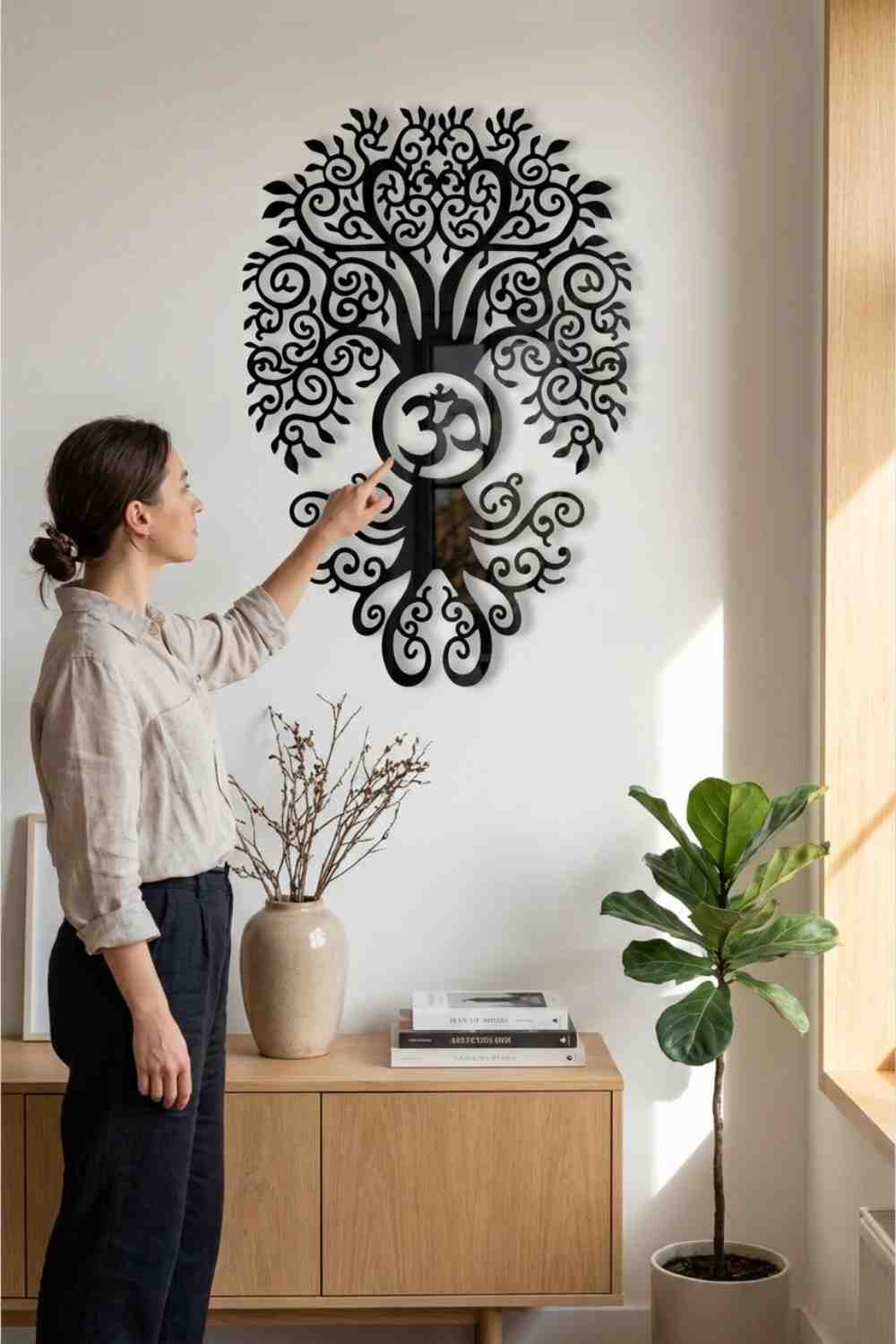 Arbol De Bodhi - Cuadro decorativo | Cortayrecorta.es