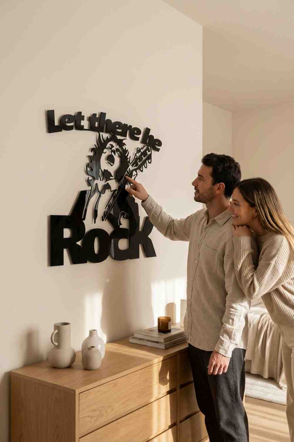 Angus Young Ac/Dc - Cuadro decorativo | Cortayrecorta.es