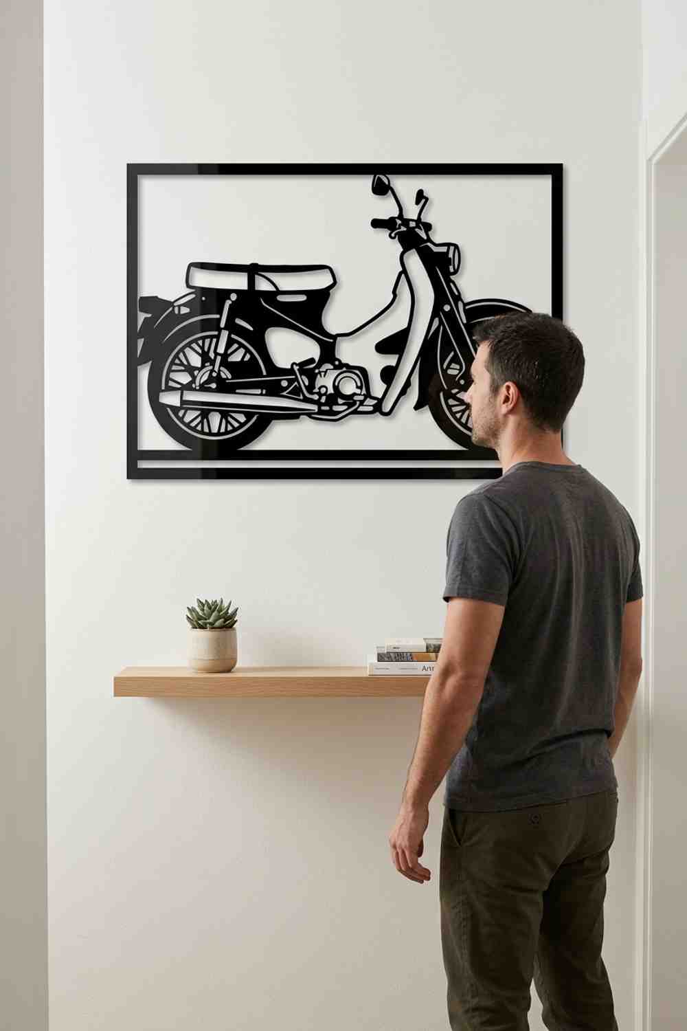 Honda Super Cub de 1958 - Cuadro decorativo | Cortayrecorta.es