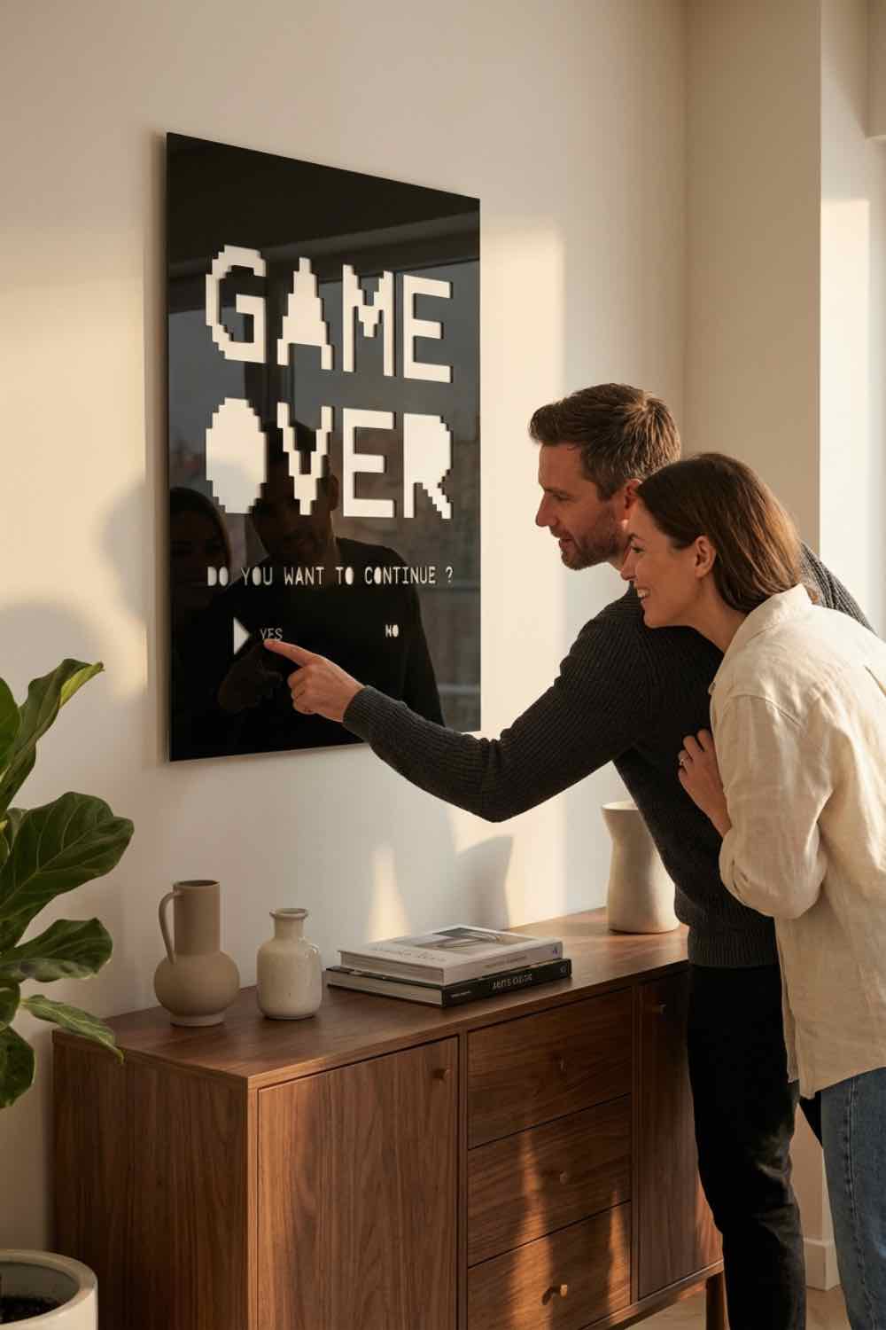 Gamer Over - Cuadro decorativo | Cortayrecorta.es