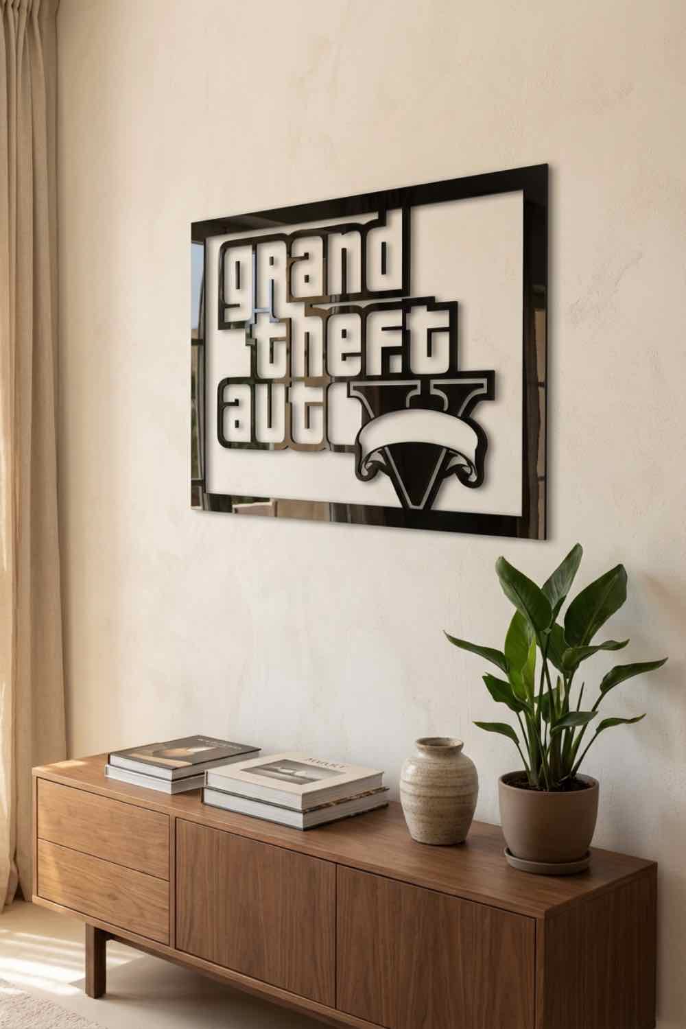 Grand Theft Auto - Cuadro decorativo | Cortayrecorta.es