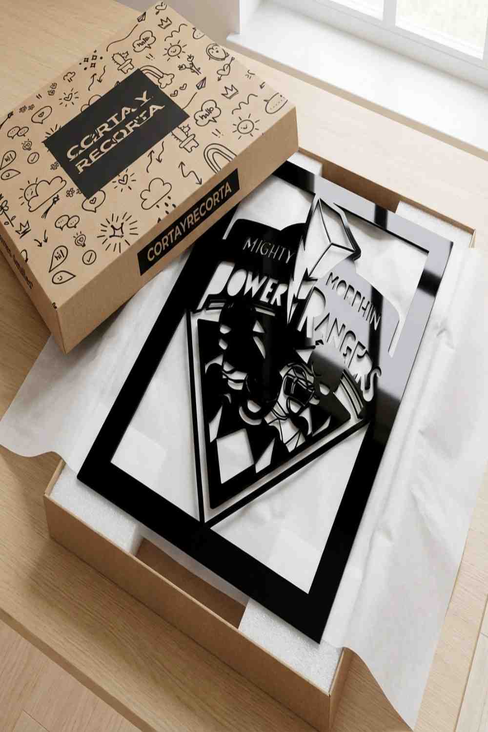 Power Ranger - Cuadro decorativo | Cortayrecorta.es