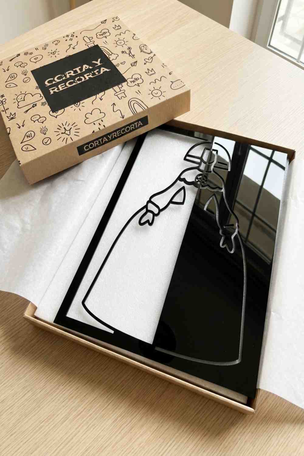 Menina Ying Y Yang - Cuadro decorativo | Cortayrecorta.es