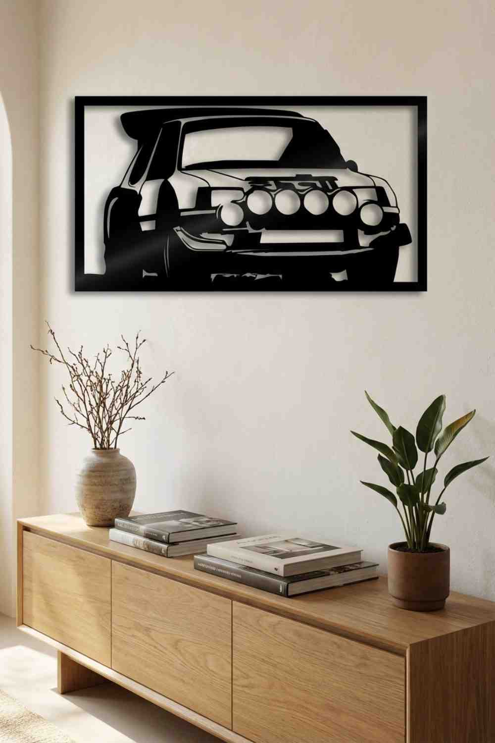 Peugeot 205 Rally - Cuadro decorativo | Cortayrecorta.es