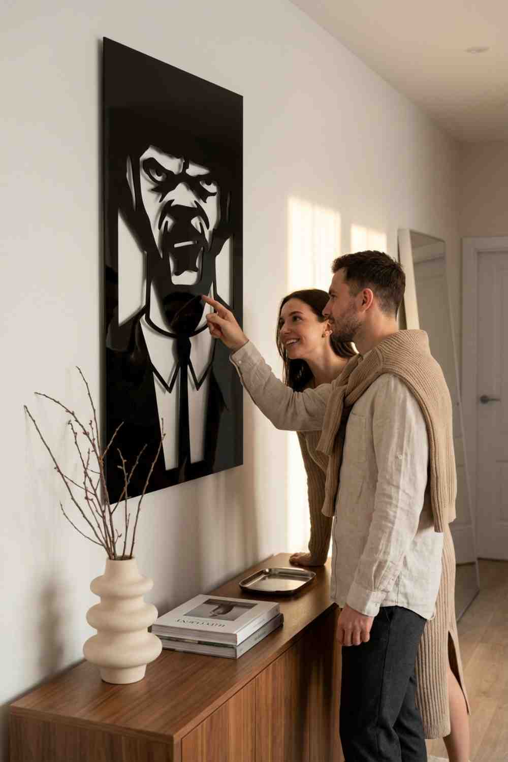 Samuel L. Jackson Pulp - Cuadro decorativo | Cortayrecorta.es