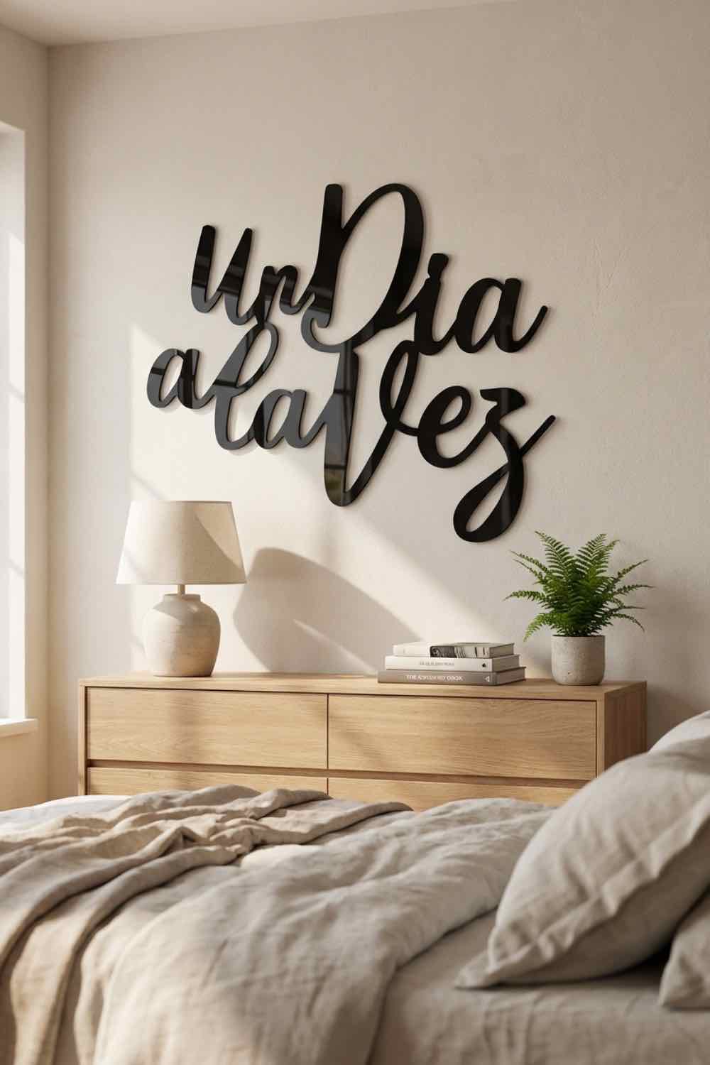 Un día a la vez - Cuadro decorativo | Cortayrecorta.es