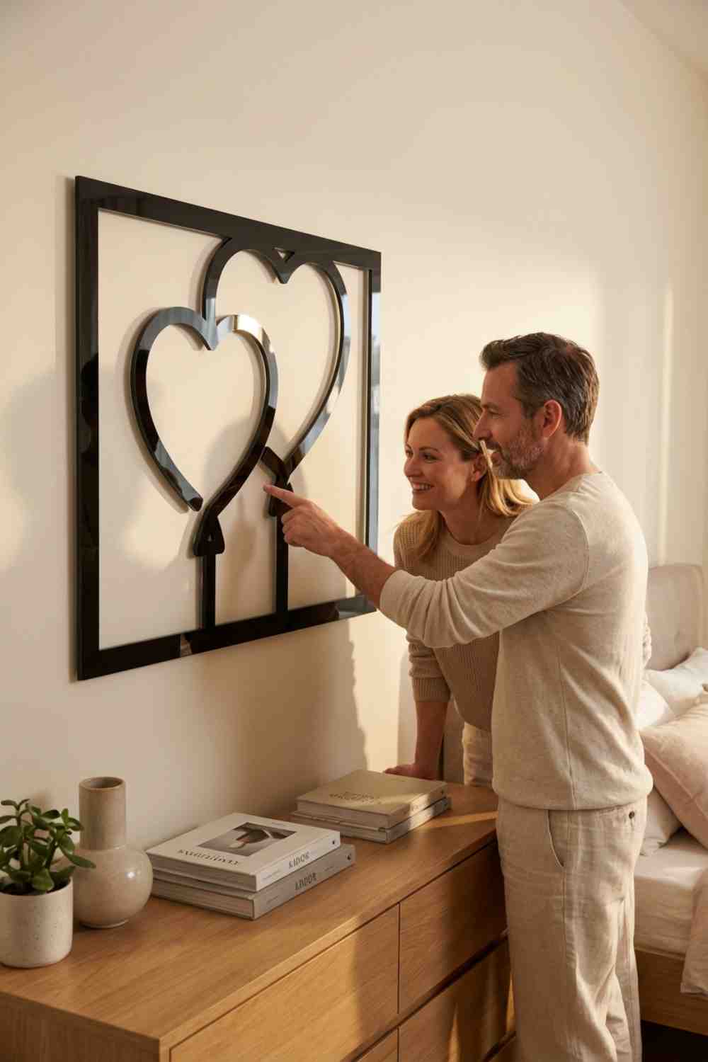 Corazon Globo - Cuadro decorativo | Cortayrecorta.es