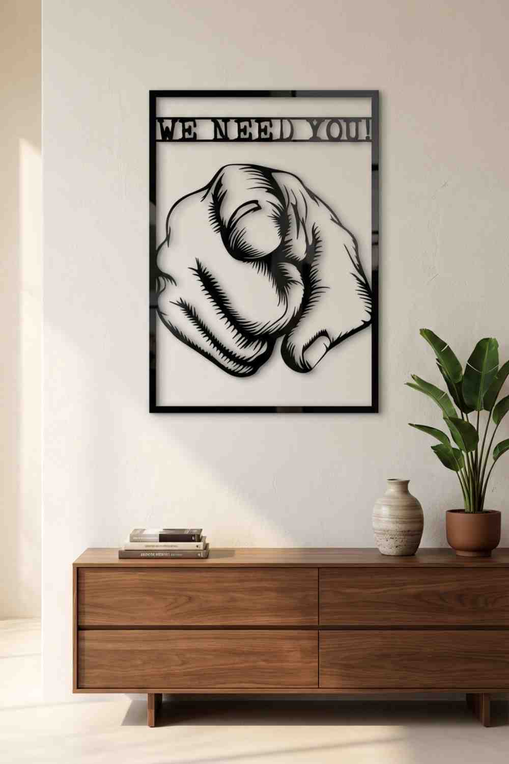 We Need You - Cuadro decorativo | Cortayrecorta.es
