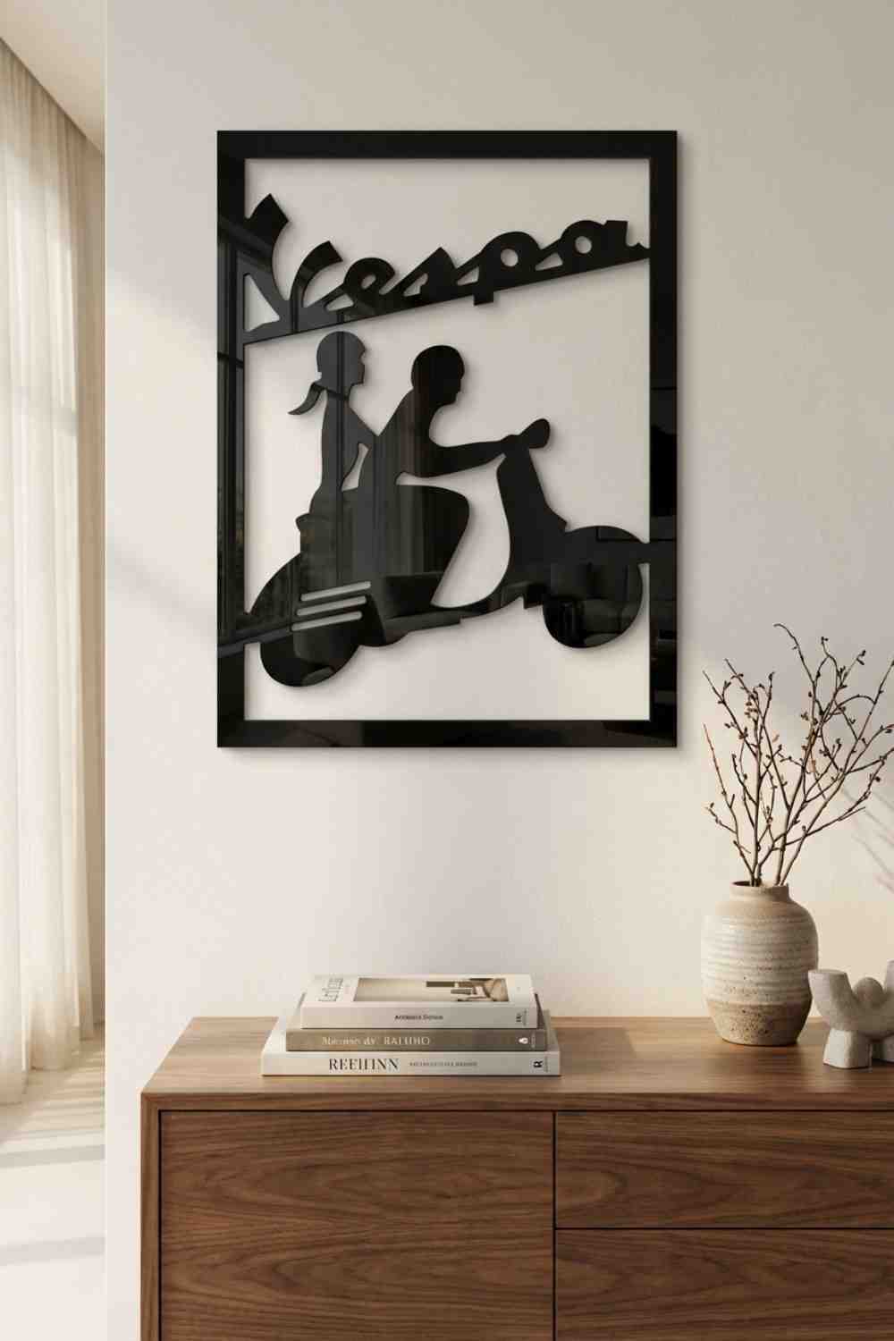 My Vespa, My Girl - Cuadro decorativo | Cortayrecorta.es