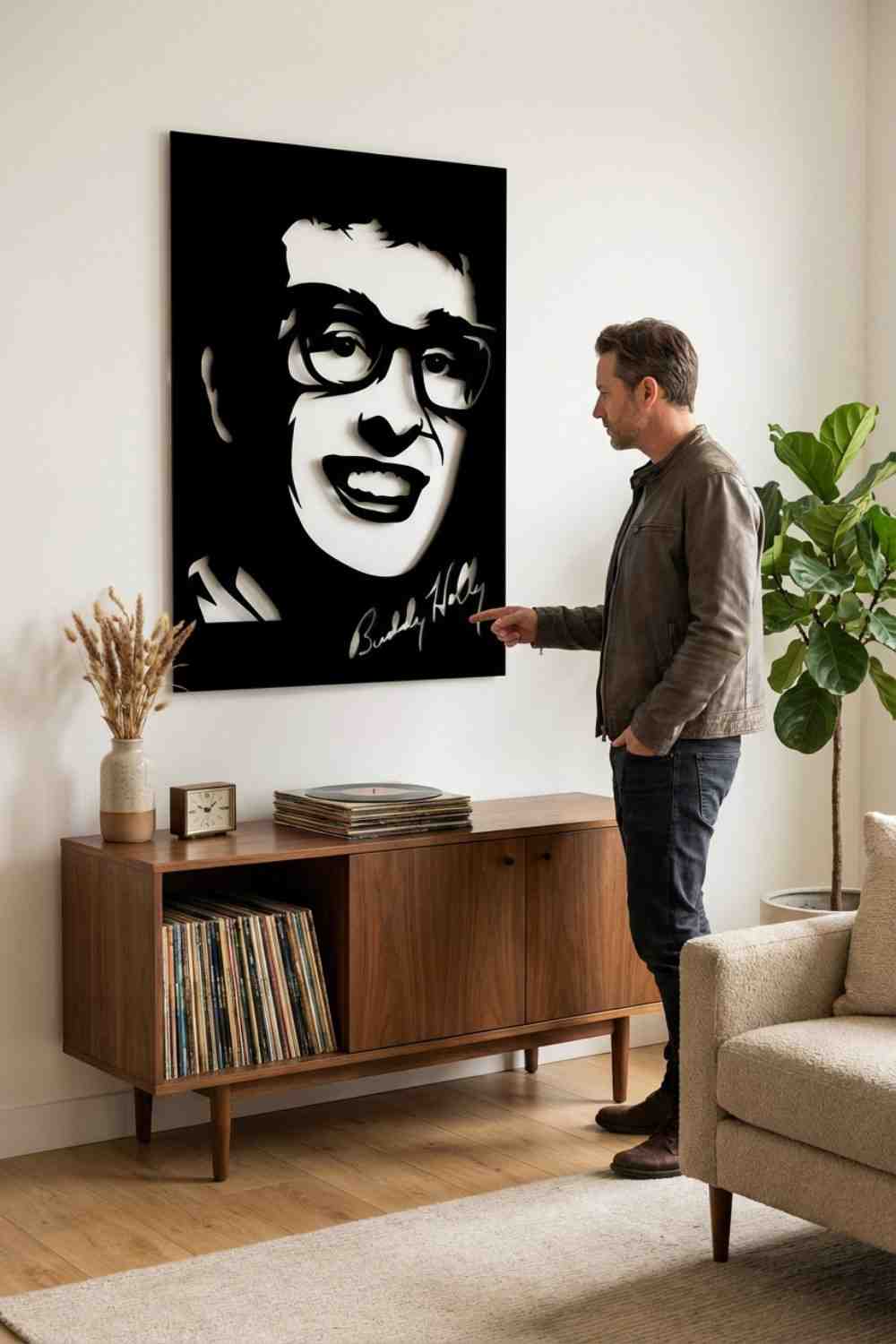 Buddy Holly - Cuadro decorativo | Cortayrecorta.es