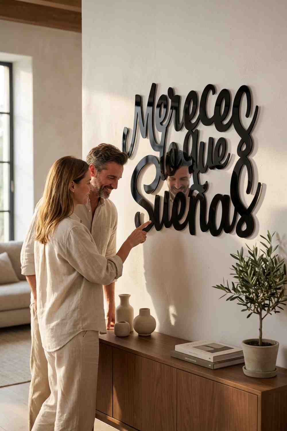 Mereces Lo Que Sueñas - Cuadro decorativo | Cortayrecorta.es