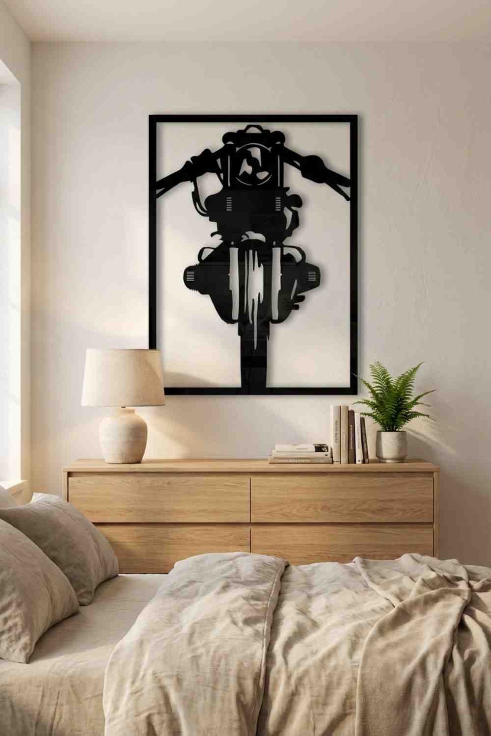 Frontal Café Racer - Cuadro decorativo | Cortayrecorta.es