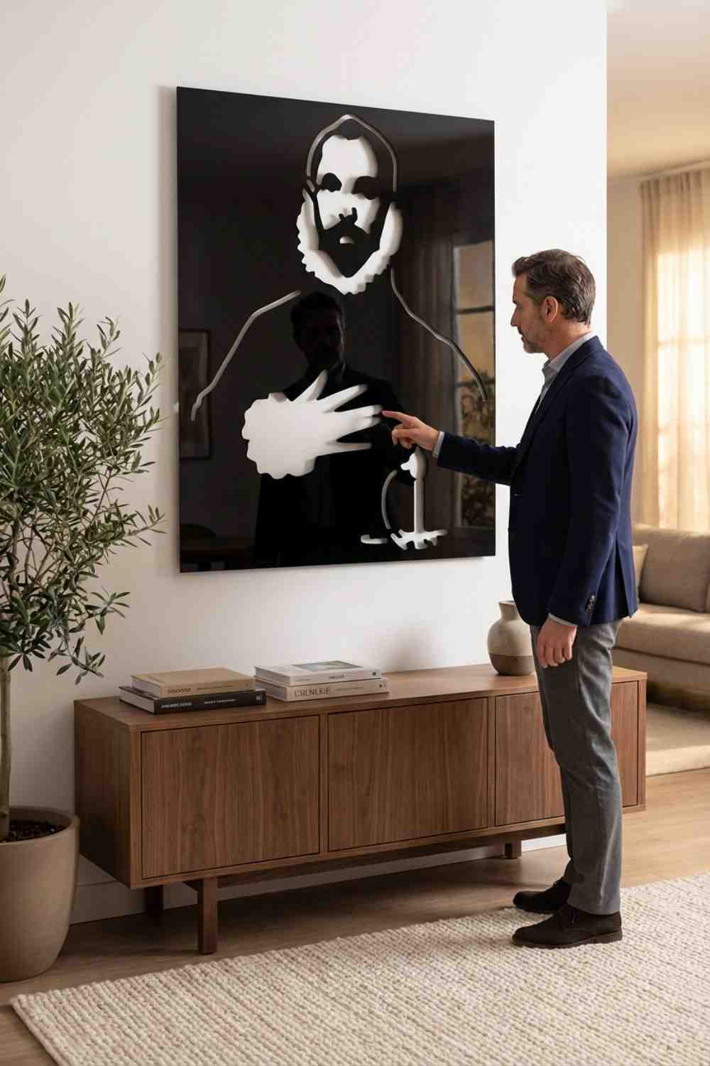El Caballero De La Mano En El Pecho, - Cuadro decorativo | Cortayrecorta.es