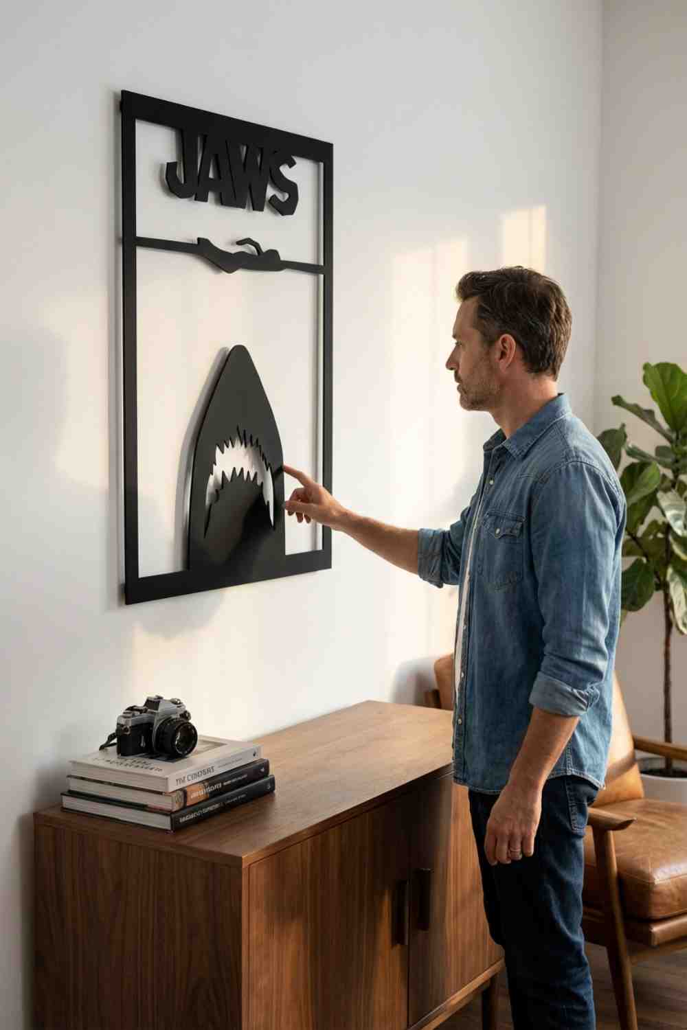 Jaws - Cuadro decorativo | Cortayrecorta.es