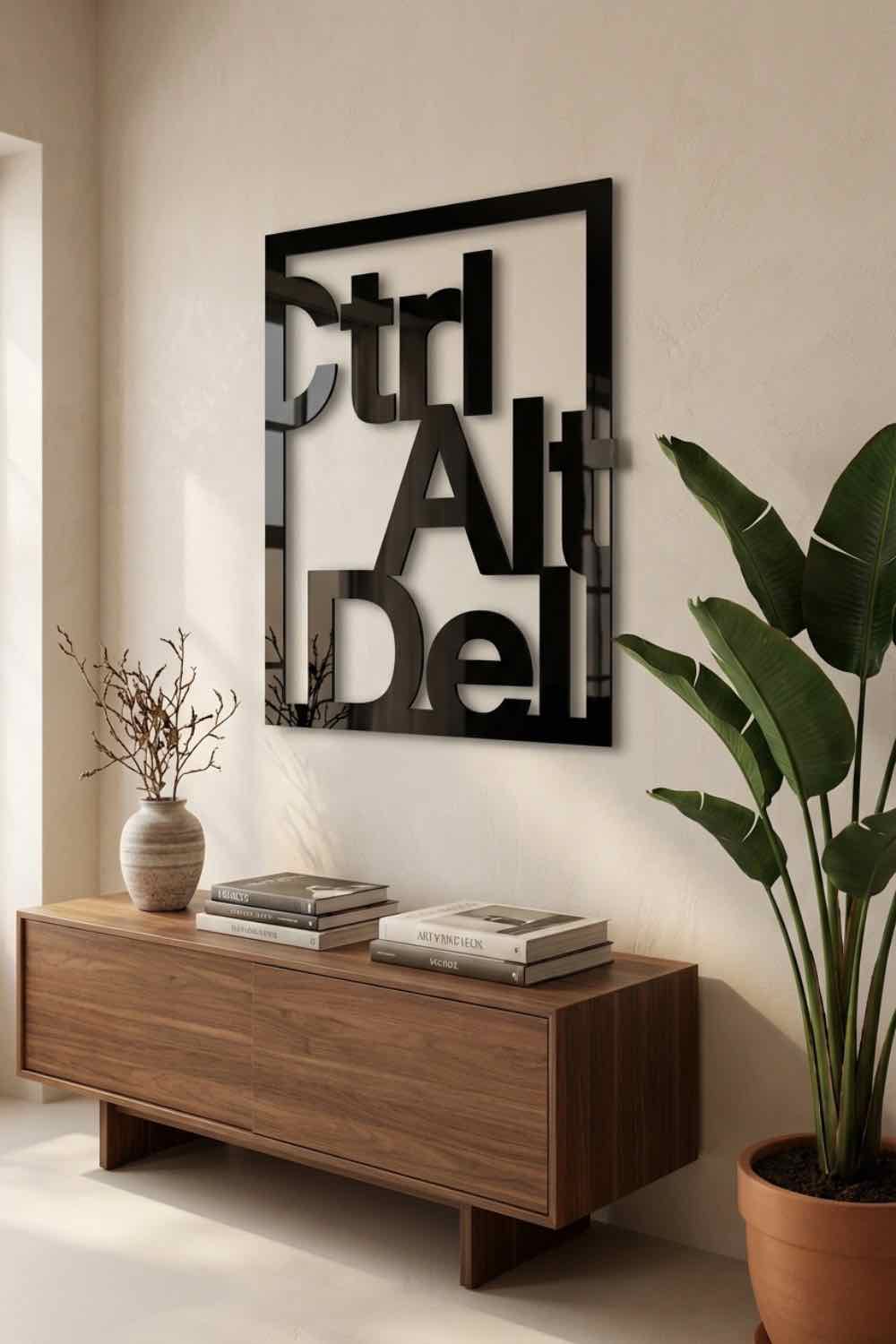 Ctrl Alt Del - Cuadro decorativo | Cortayrecorta.es