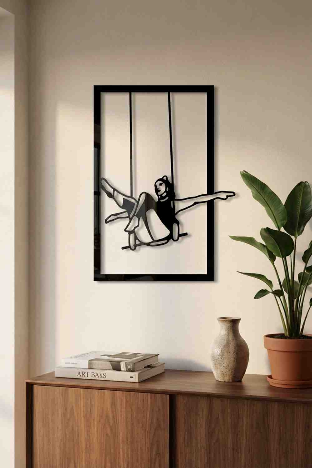 Trapecista - Cuadro decorativo | Cortayrecorta.es