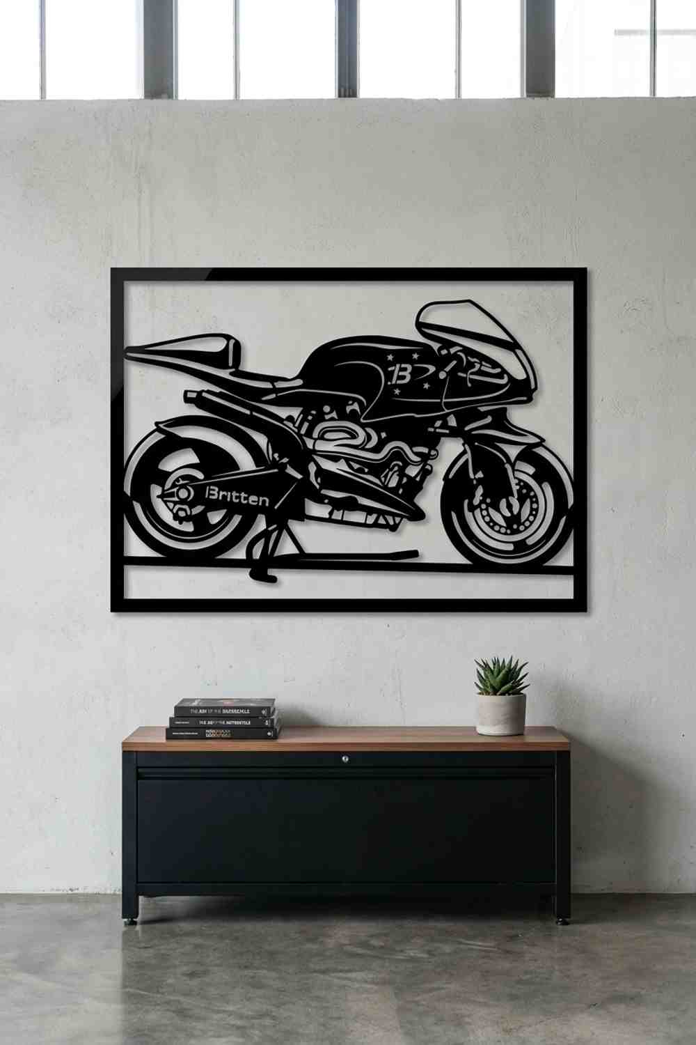 Britten V1000 de 1992 - Cuadro decorativo | Cortayrecorta.es