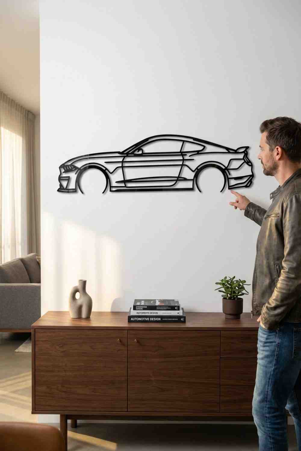 Mustang Gt S550 Detailed - Cuadro decorativo | Cortayrecorta.es