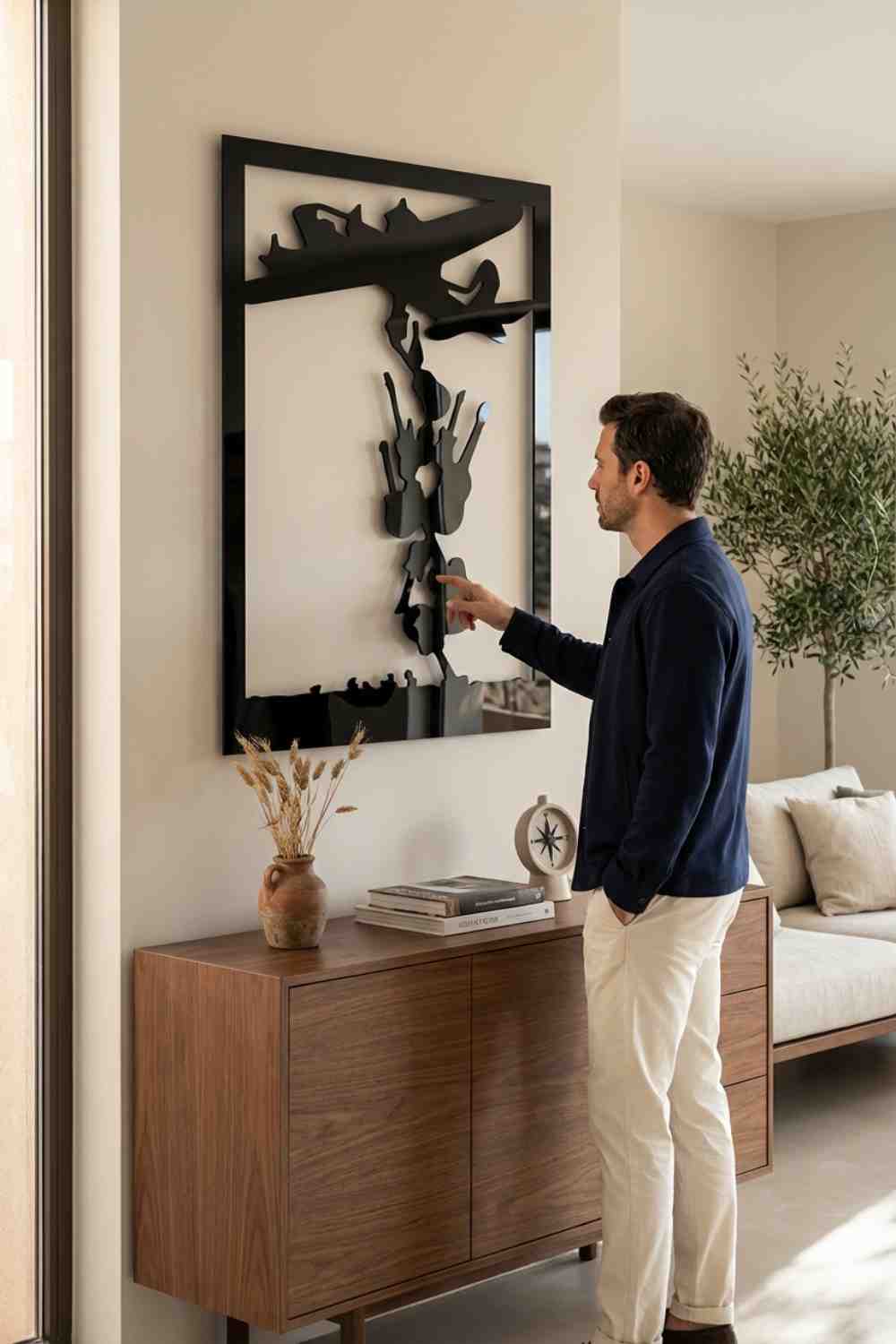 Más Música Menos Bombas - Cuadro decorativo | Cortayrecorta.es