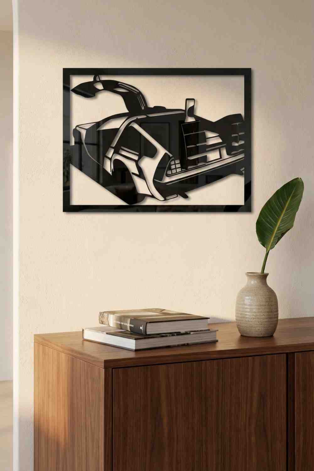 Regreso Al Futuro Dmc Delorean - Cuadro decorativo | Cortayrecorta.es