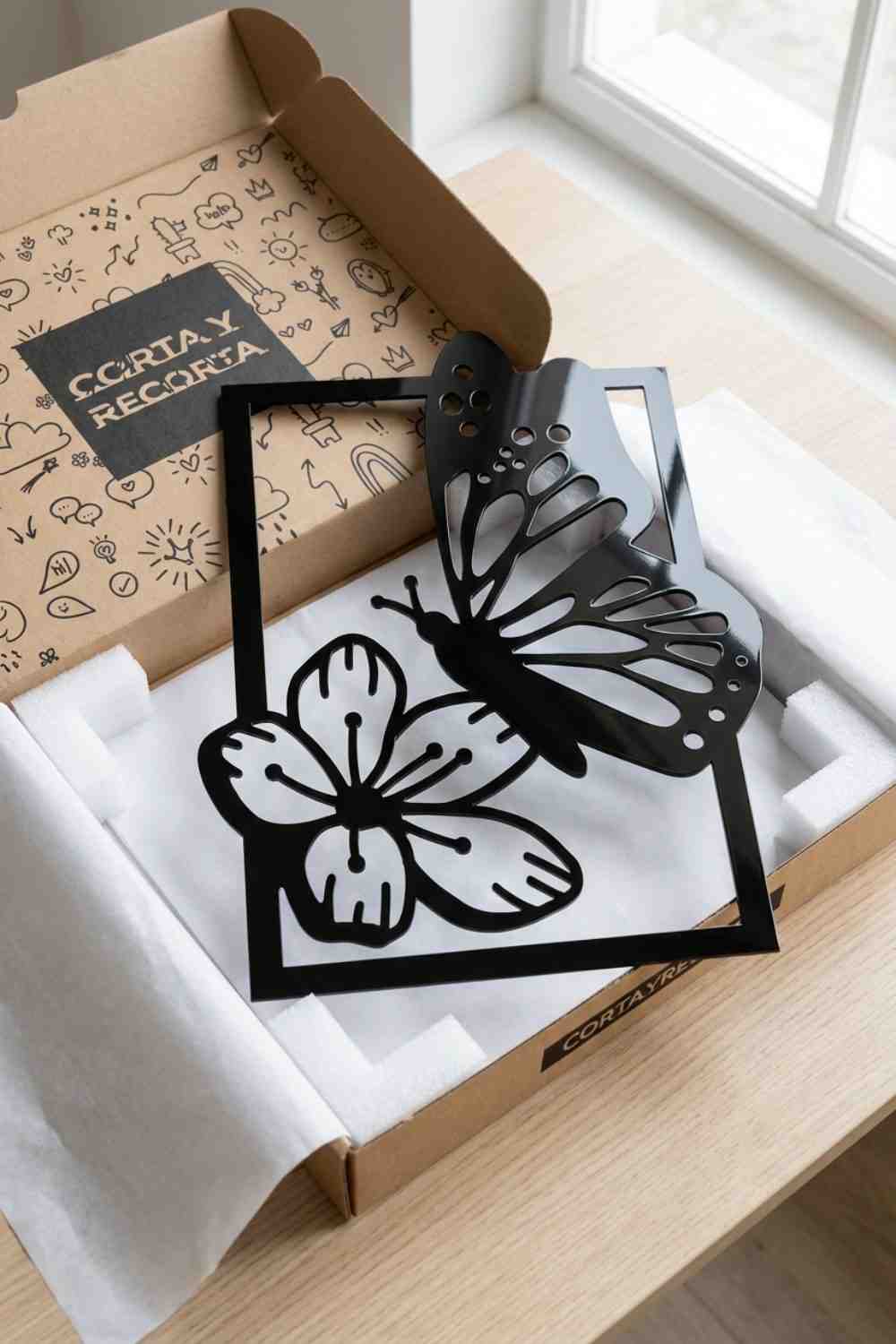 Mariposa Posando En La Flor