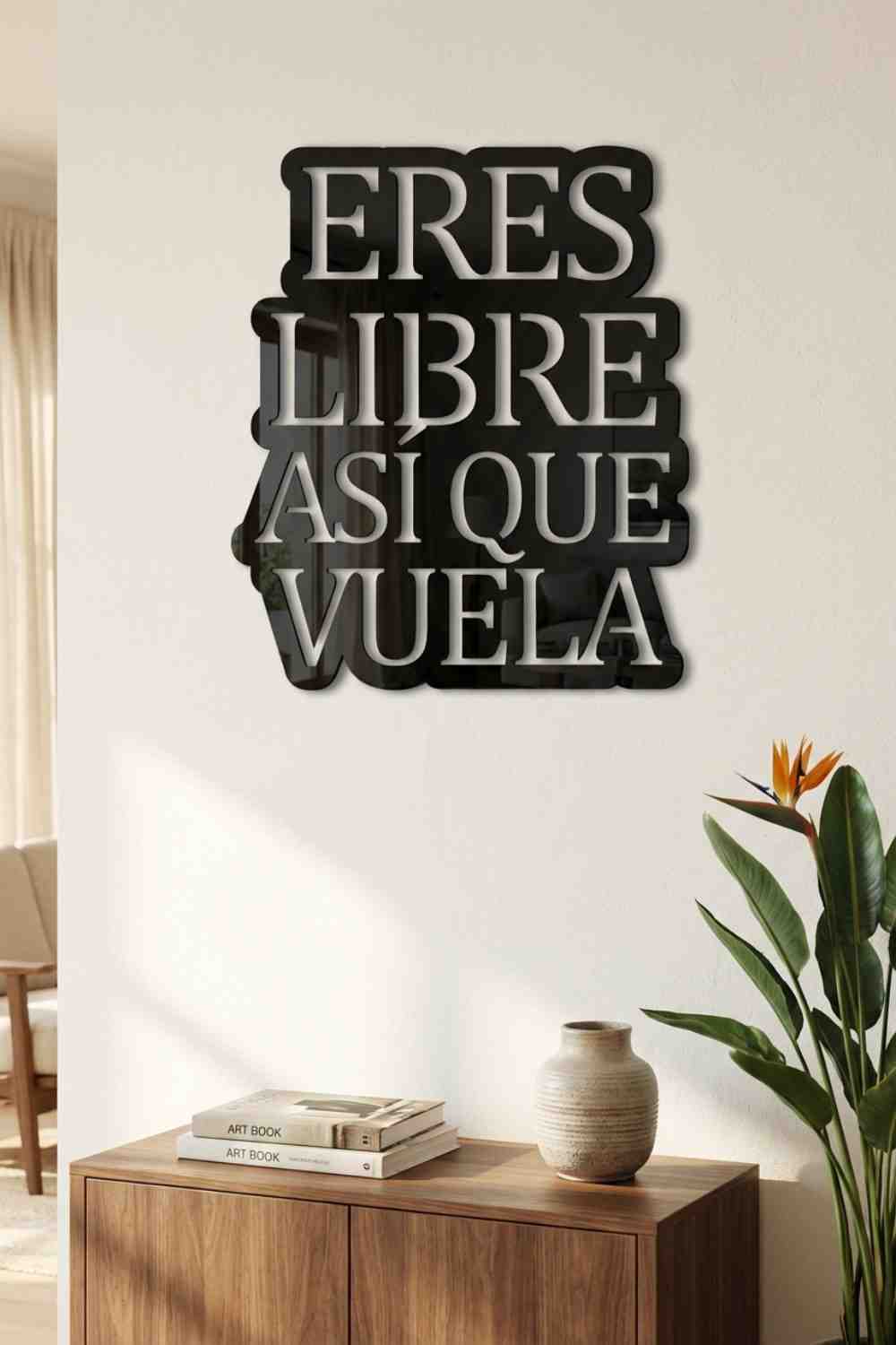 Eres libre así que vuela - Cuadro decorativo | Cortayrecorta.es
