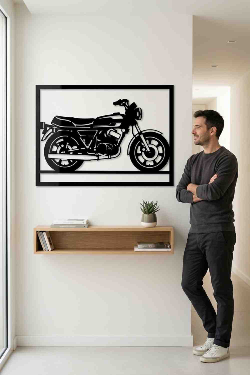 Yamaha 250 - Cuadro decorativo | Cortayrecorta.es