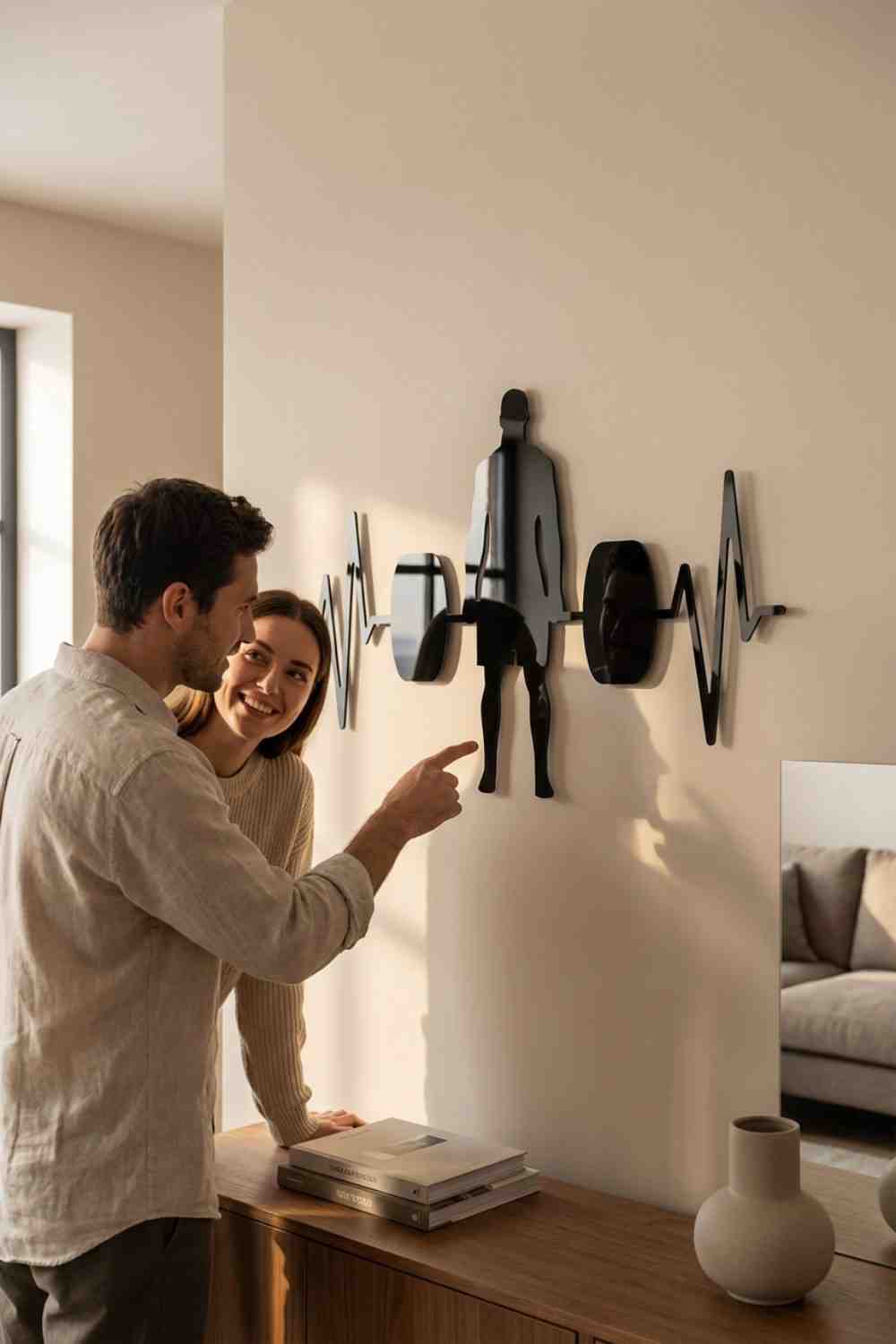Heart beat gym - Cuadro decorativo | Cortayrecorta.es