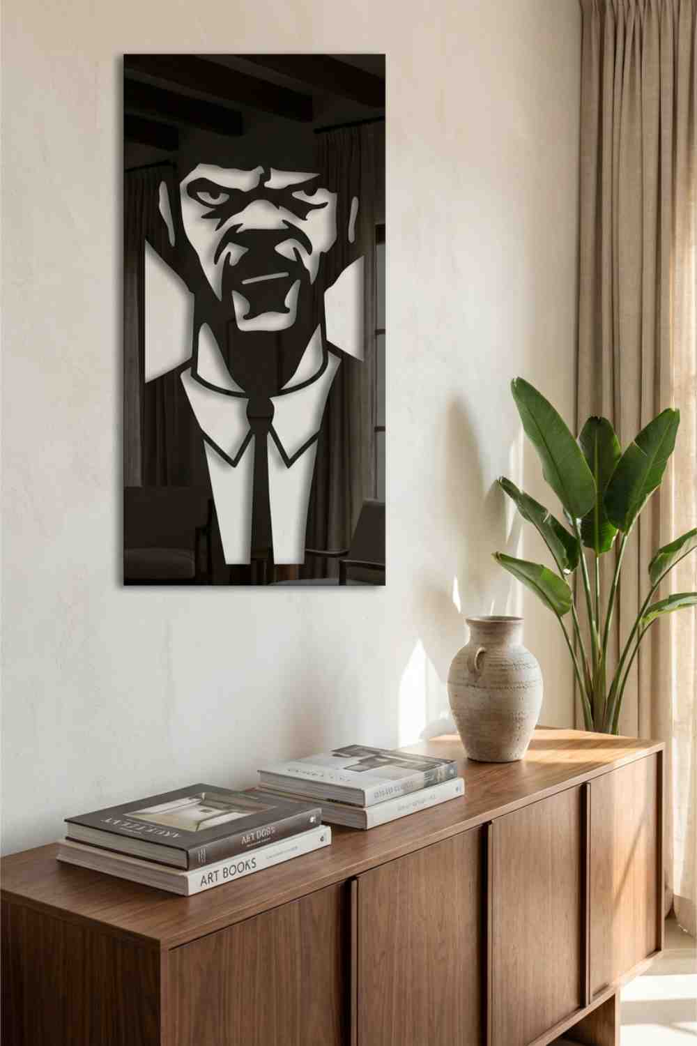 Samuel L. Jackson Pulp - Cuadro decorativo | Cortayrecorta.es