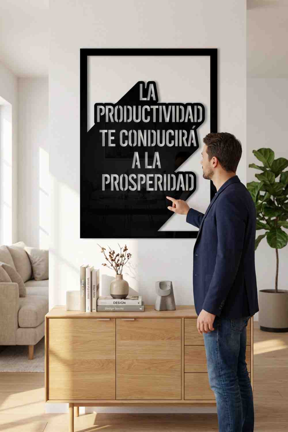 La productividad - Cuadro decorativo | Cortayrecorta.es