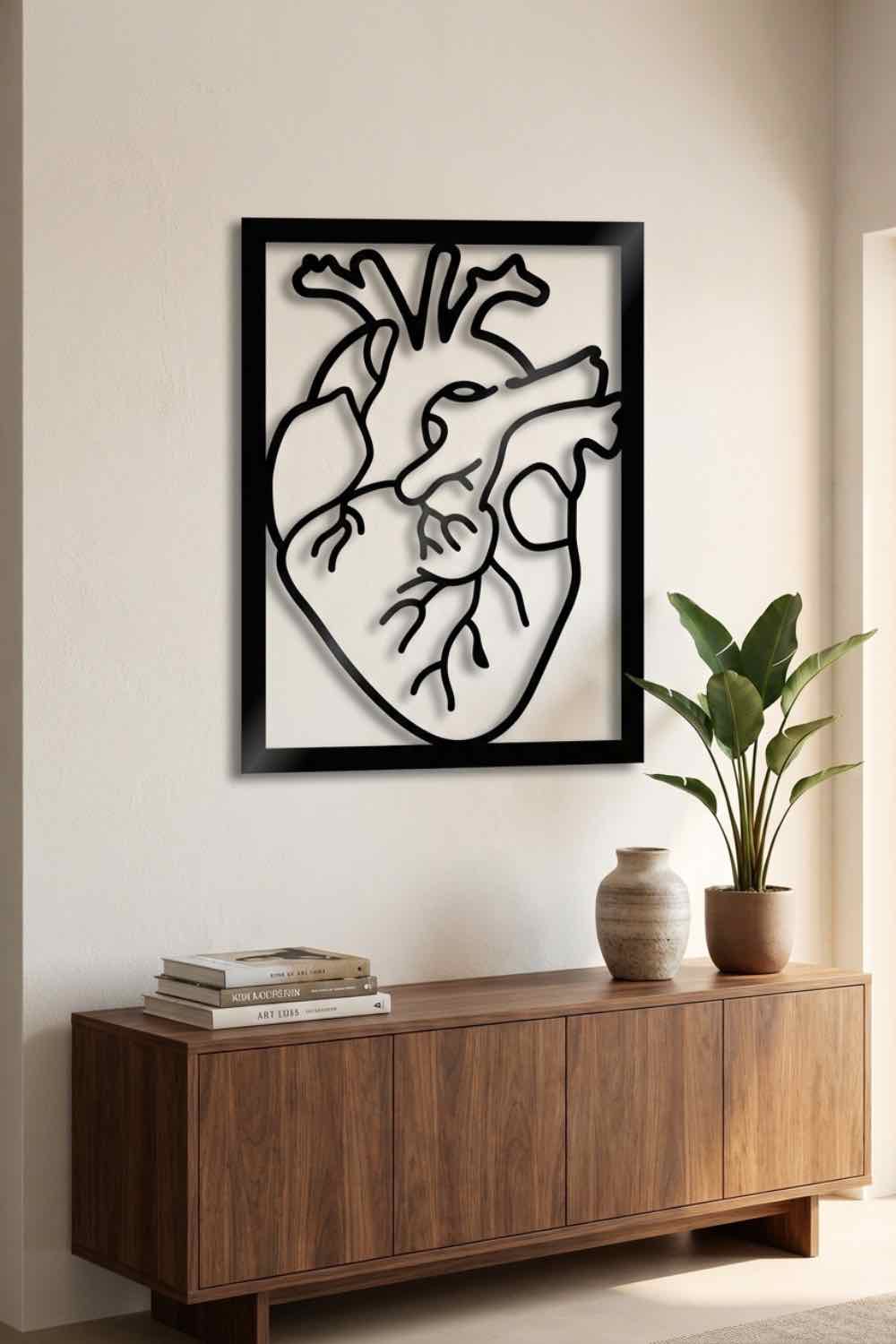 Corazón - Cuadro decorativo | Cortayrecorta.es