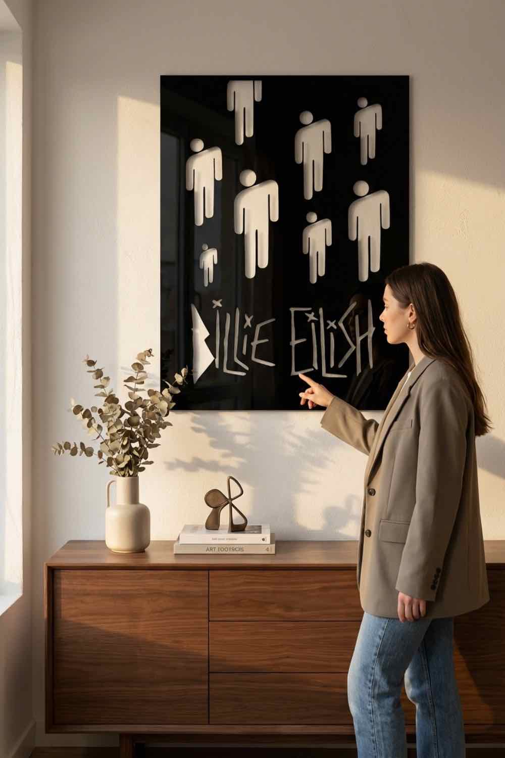 Billie Eilish - Cuadro decorativo | Cortayrecorta.es