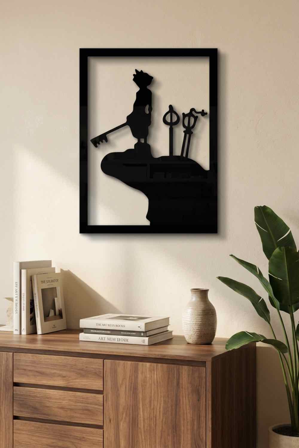 Kingdom Hearts Sora - Cuadro decorativo | Cortayrecorta.es