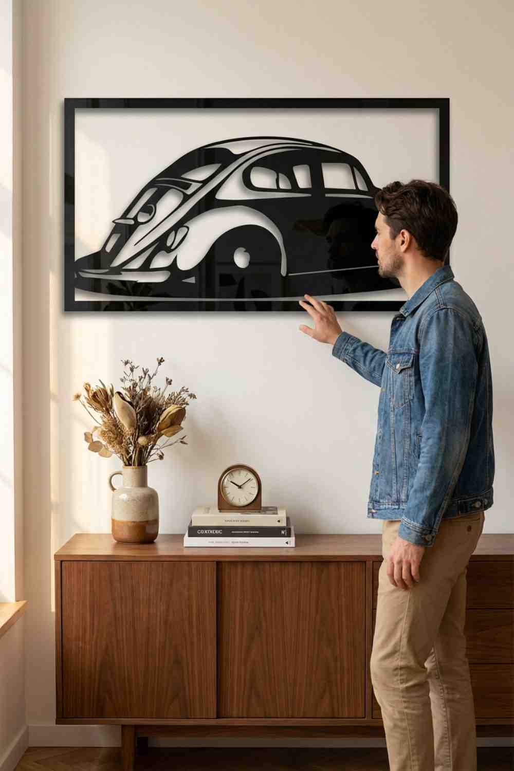 Escarabajo 1965 - Cuadro decorativo | Cortayrecorta.es