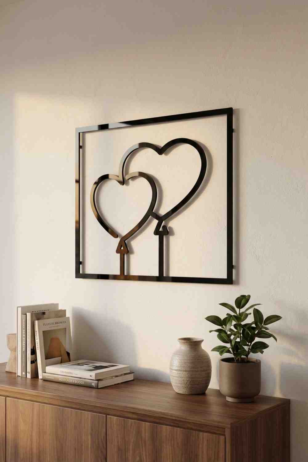 Corazon Globo - Cuadro decorativo | Cortayrecorta.es