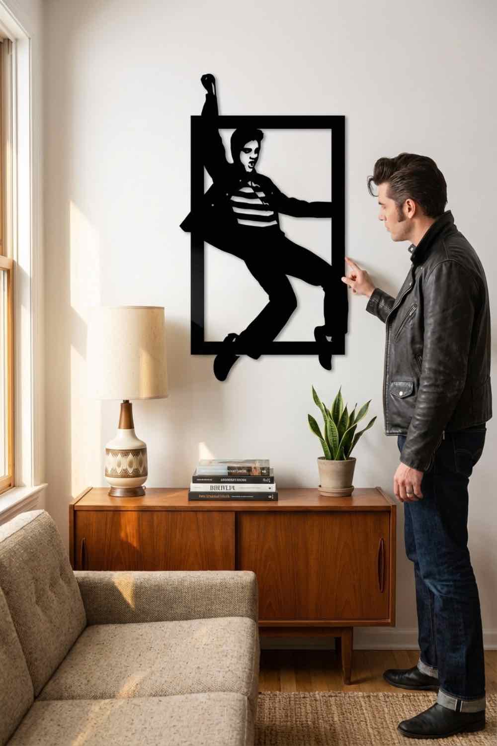 Elvis Rock - Cuadro decorativo | Cortayrecorta.es