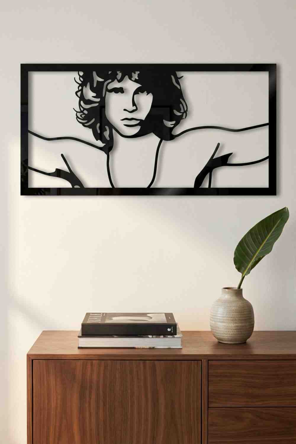 Jim Morrison - Cuadro decorativo | Cortayrecorta.es