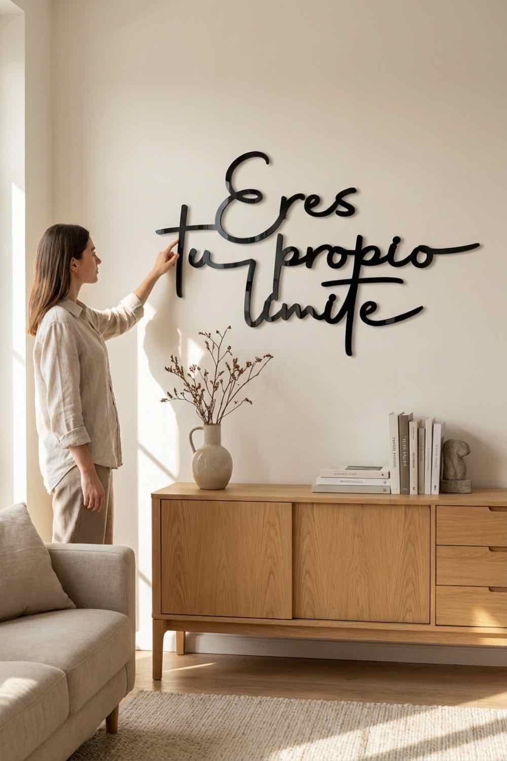 Eres tu propio límite - Cuadro decorativo | Cortayrecorta.es