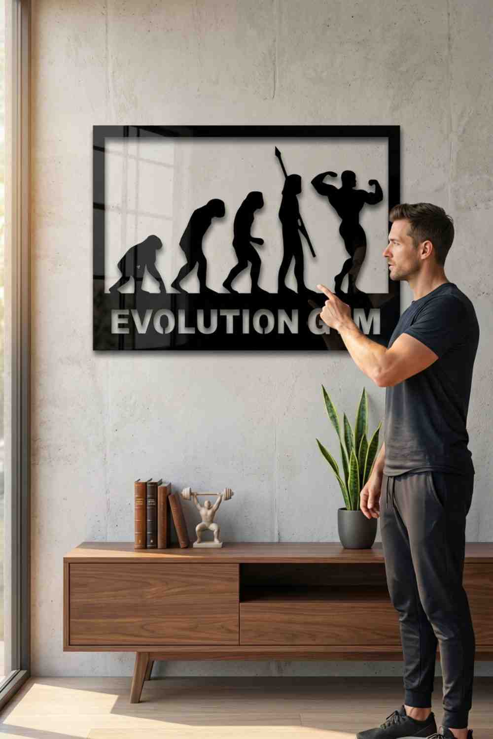 Evolution gym - Cuadro decorativo | Cortayrecorta.es