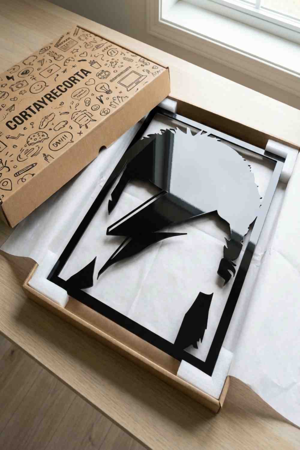 David Bowie en su caja original de Corta y Recorta
