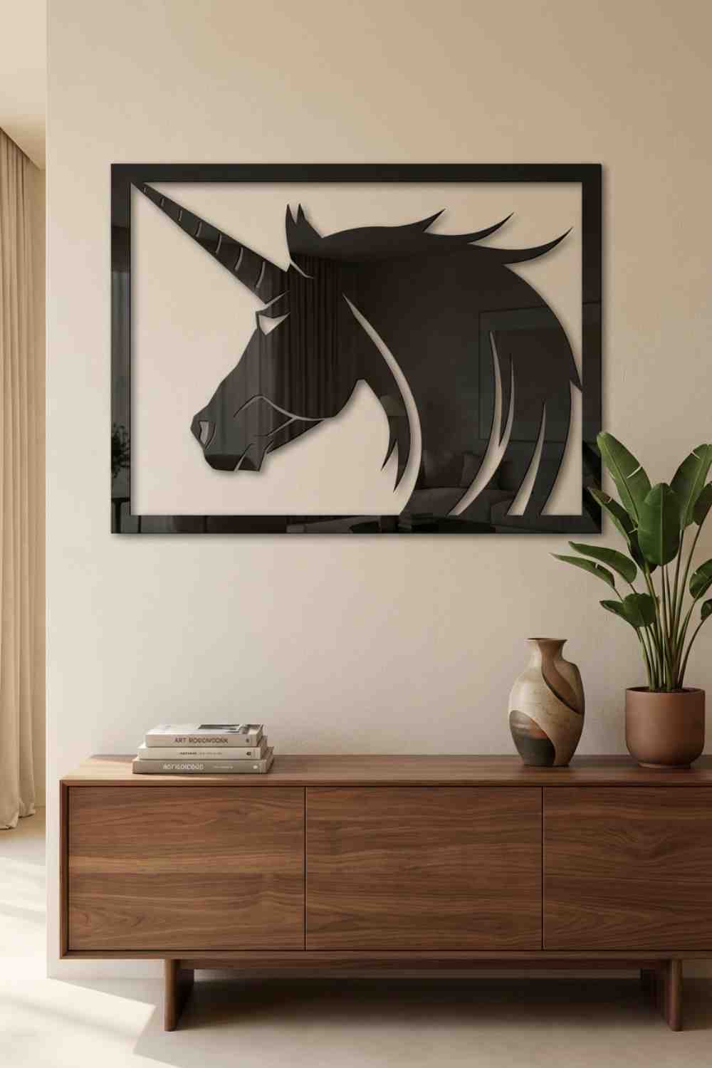 The Unicorn - Cuadro decorativo | Cortayrecorta.es
