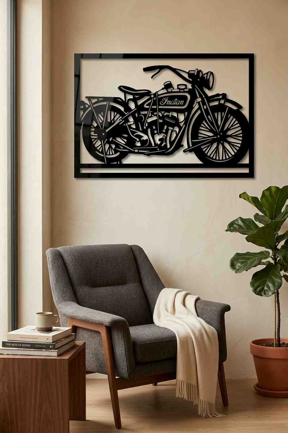 Indian Scout de 1920 - Cuadro decorativo | Cortayrecorta.es