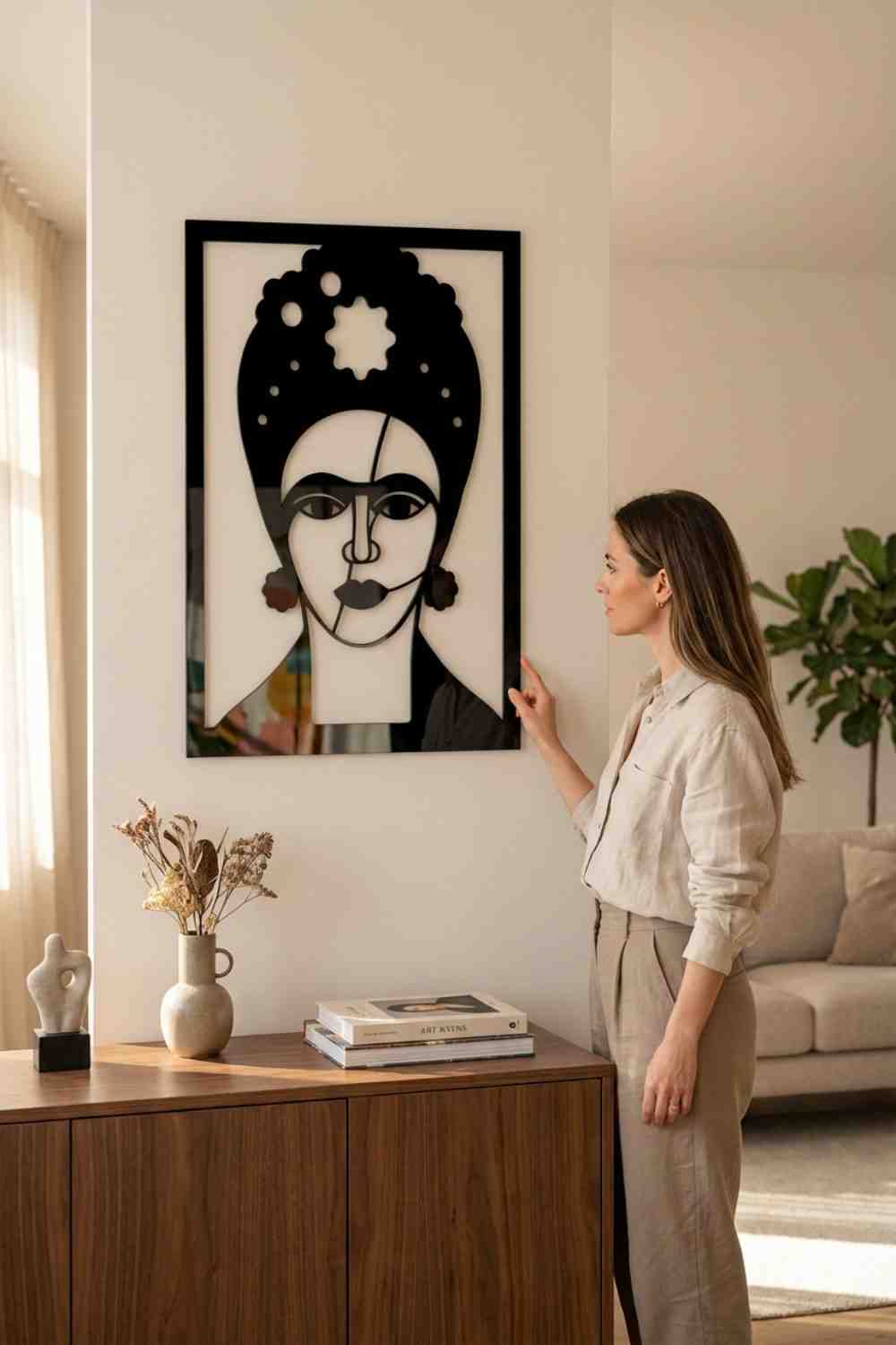 Frida Kahlo - Cuadro decorativo | Cortayrecorta.es