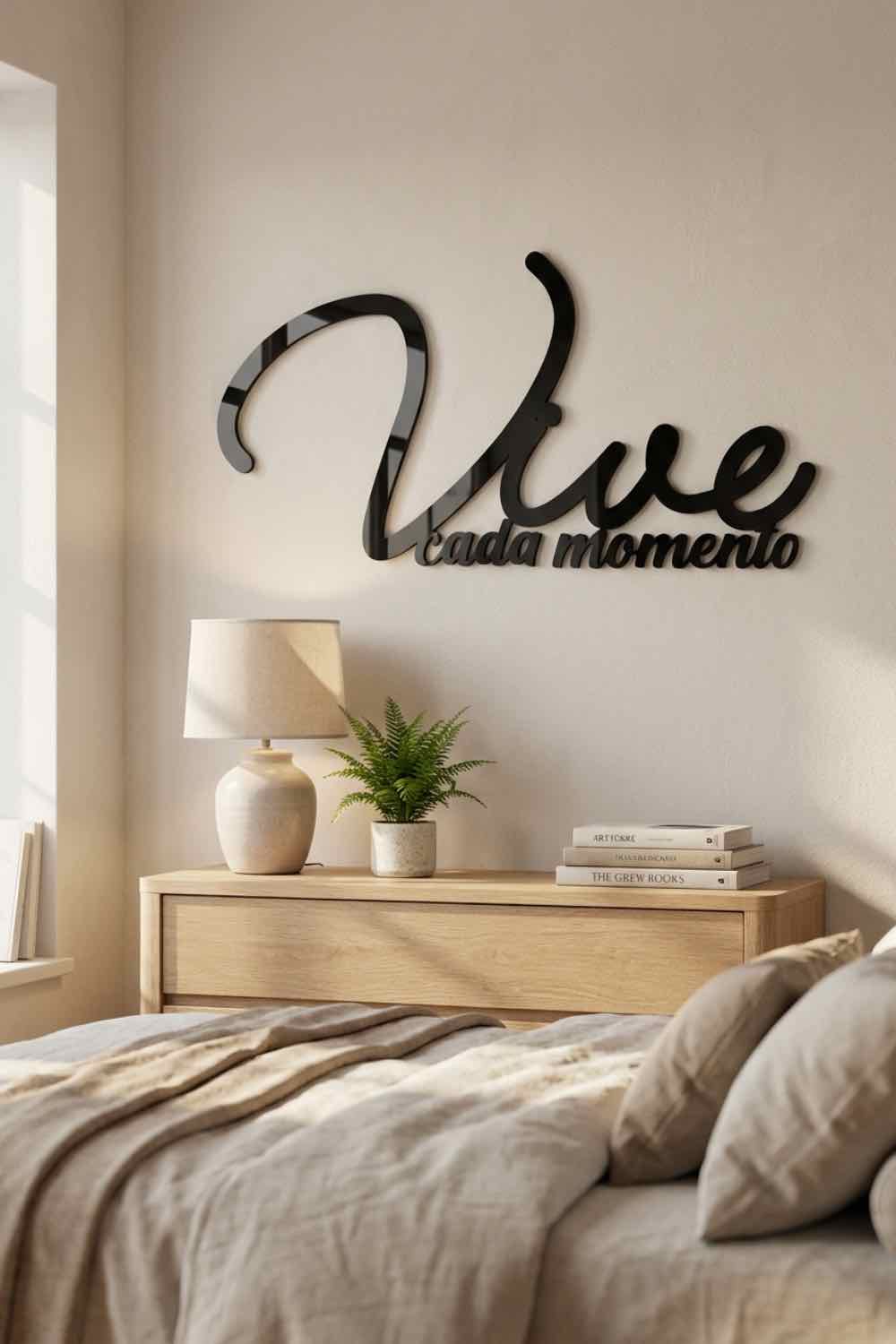 Vive Cada Momento - Cuadro decorativo | Cortayrecorta.es