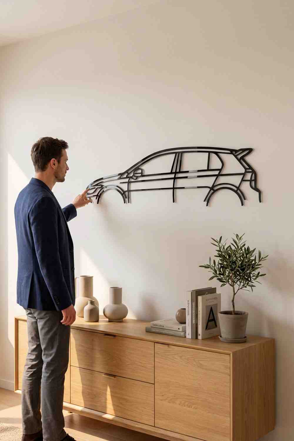 Volkswagen Golf 8 R - Cuadro decorativo | Cortayrecorta.es