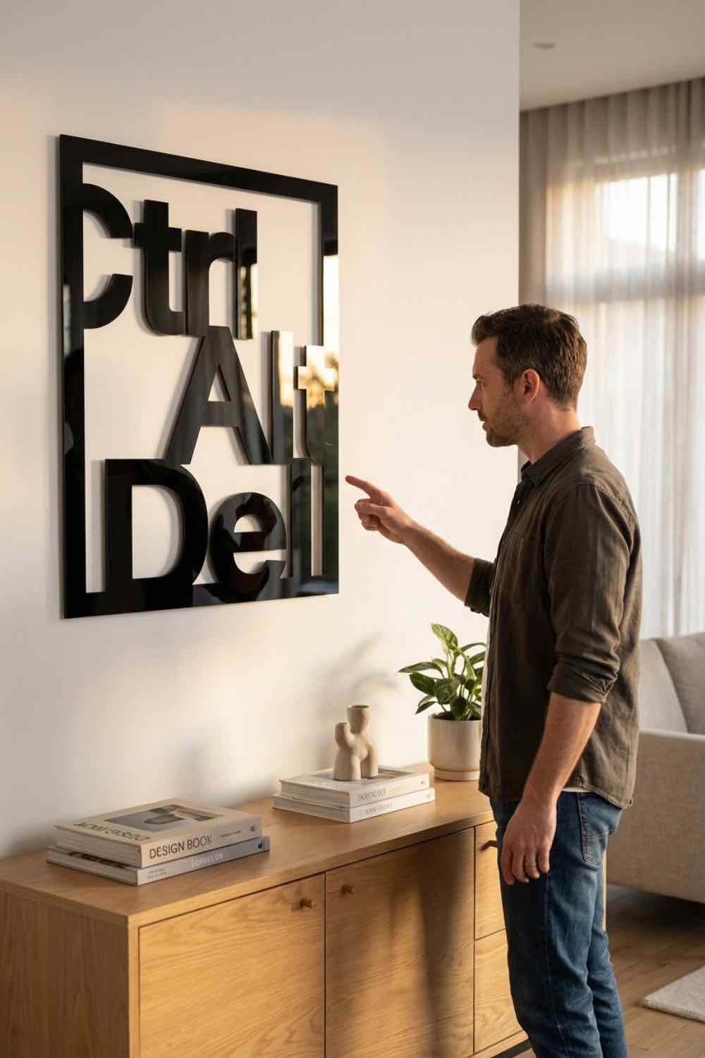 Ctrl Alt Del - Cuadro decorativo | Cortayrecorta.es