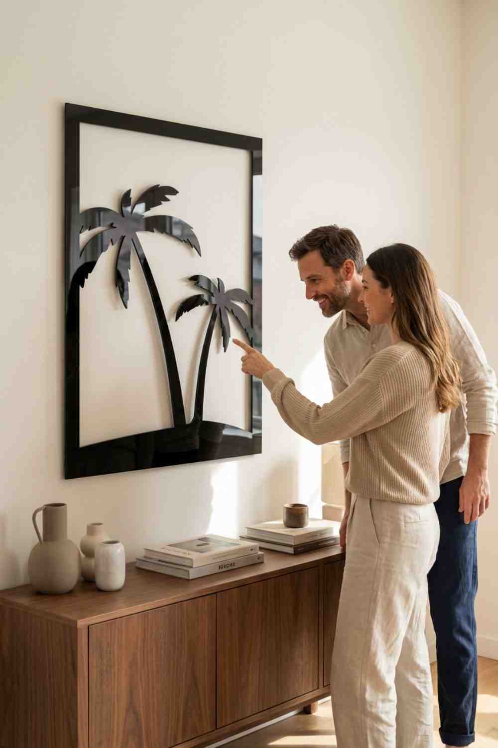 Palmeras - Cuadro decorativo | Cortayrecorta.es